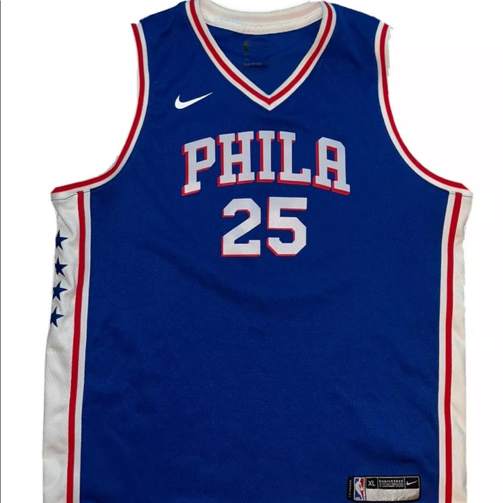 Nike Dri-Fit Ben Simmons 76ers Jersey Mens Size XL Swingman